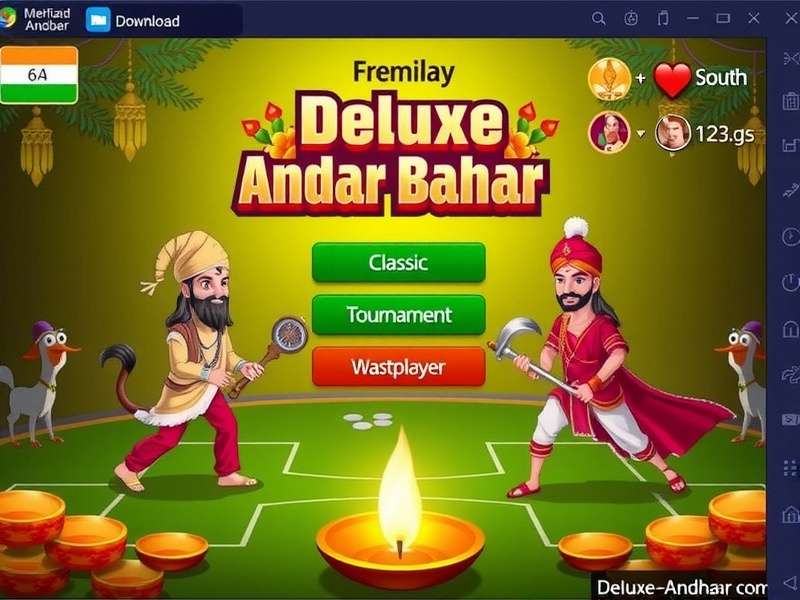Deluxe Andar Bahar Premium Gameplay with Indian Festive Themes